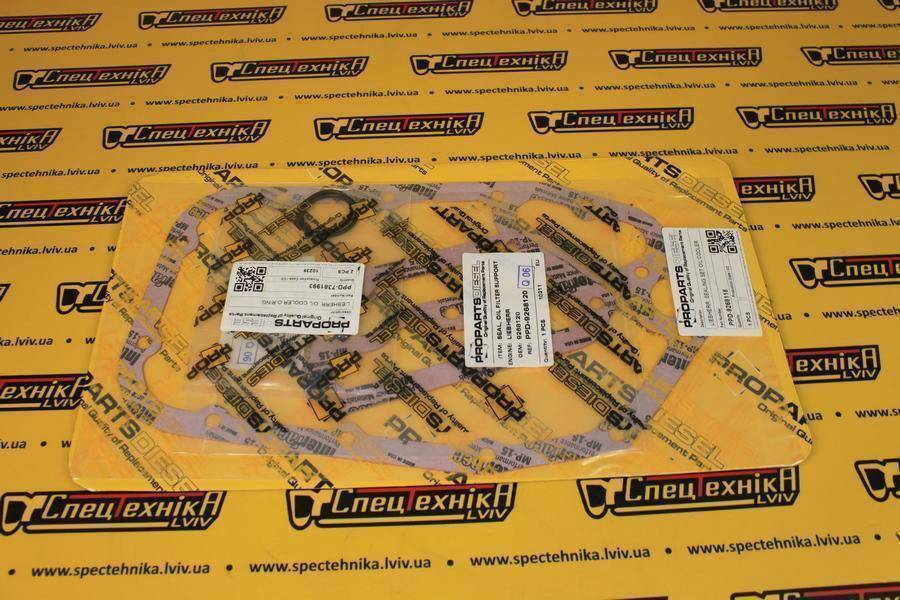 Комплект прокладок теплообмінника Liebherr D904 D906 D914 D916 D924 D926 (9268118)