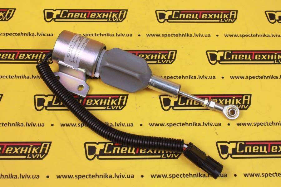 Електромагнітний клапан відсікання палива ПНВТ (глушилка) Cummins B 24V (3932530) - KMP