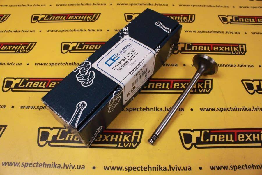 Клапан выпускной Deutz 1012 (35.9*8*124.7 L45) III (04208096) - OE Germany