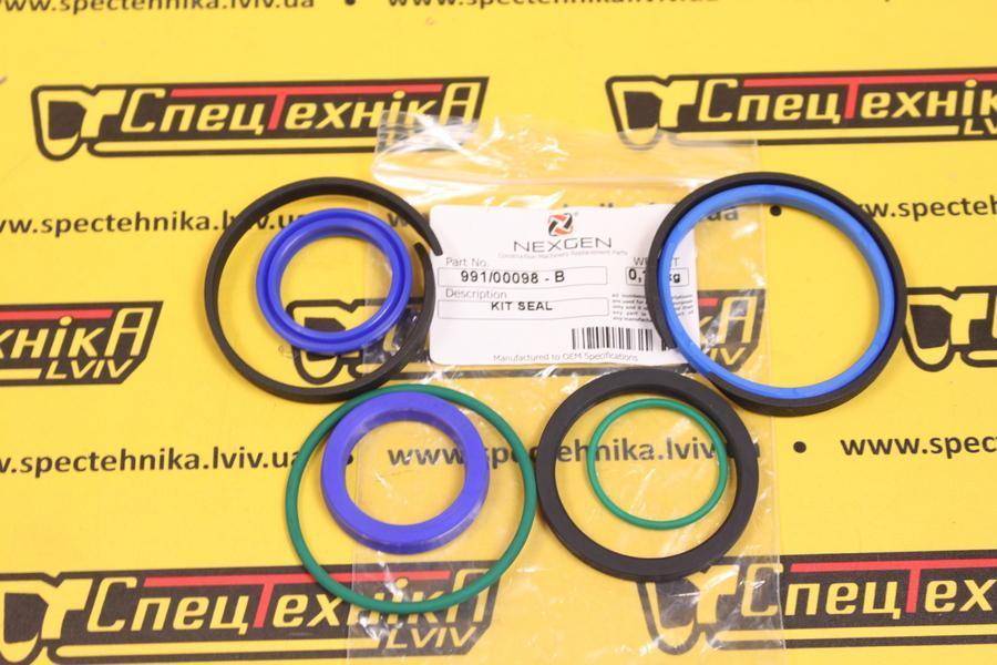 Ремкомплект уплотнений гидроцилиндра рулевого управления JCB (991/00098 991/20024 991/20018) - Nexgen
