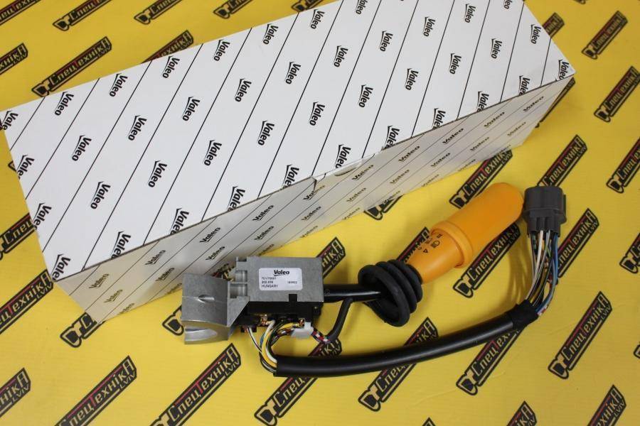 Підрульовий перемикач поворотів/щітки JCB 3CX 4CX до 2001 жовтий (701/70001) - VALEO