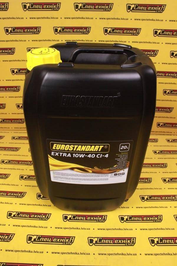 Моторное масло Eurostandart EXTRA 10W-40 СІ-4 - 20л.