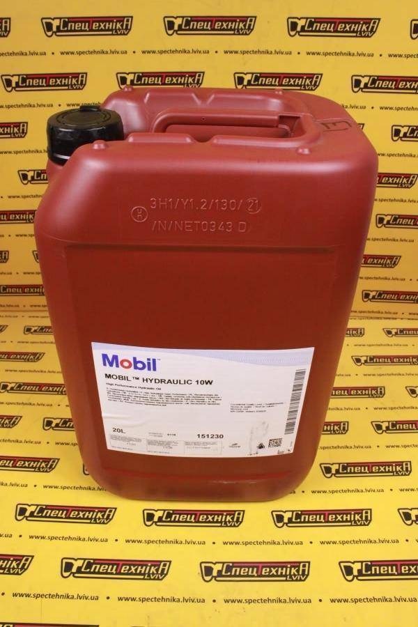 Гідравлічне масло Mobil Hydraulic 10W -  20л.