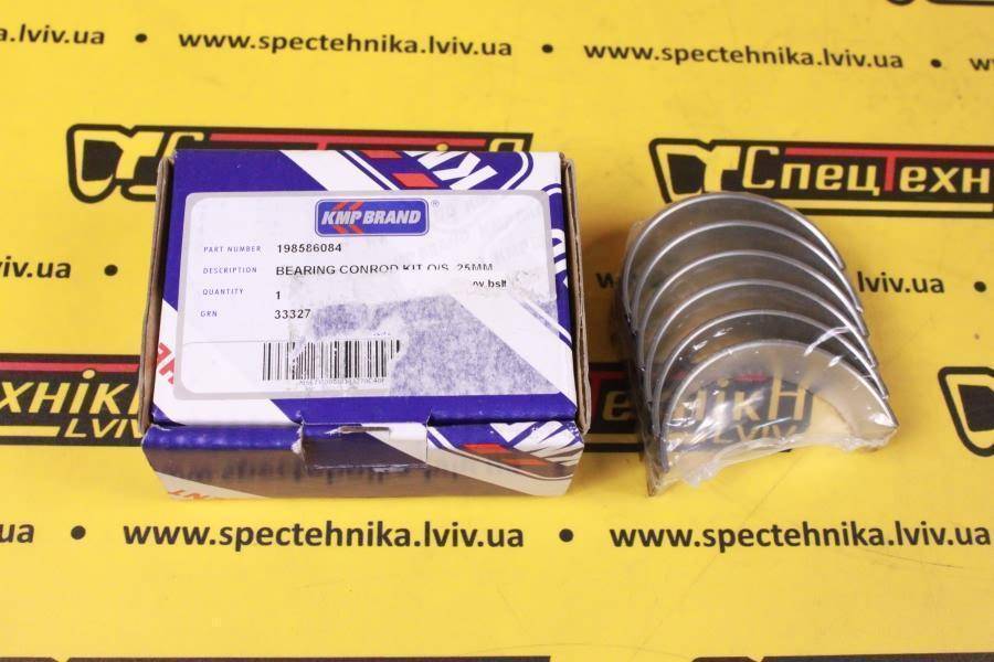 Шатунний вкладиш Perkins +0.25 SET (198586084) - KMP