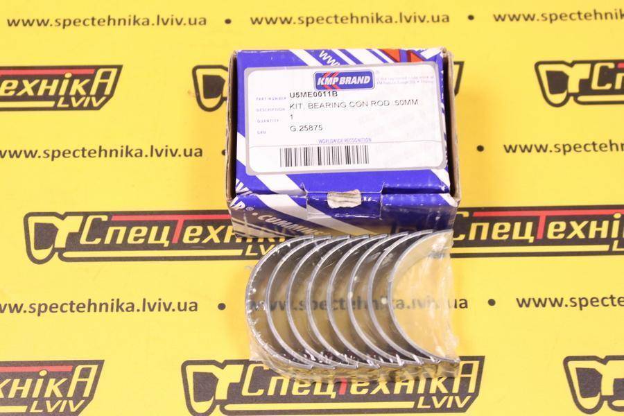 Шатунный вкладыш Perkins 404C-22T +0.50 SET (U5ME0011B) - KMP