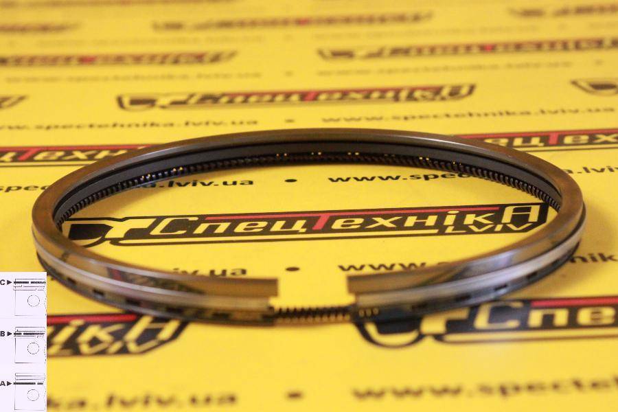 Кольца поршневые Liebherr D934 D936 (10472345) - Mahle (43913N0)