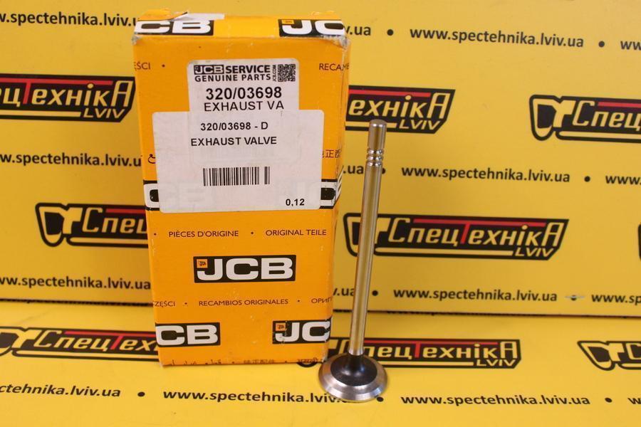 Клапан випускний JCB 3CX, 3CX Super, 4CX DieselMax (320/03698, 320/03616) - ORG